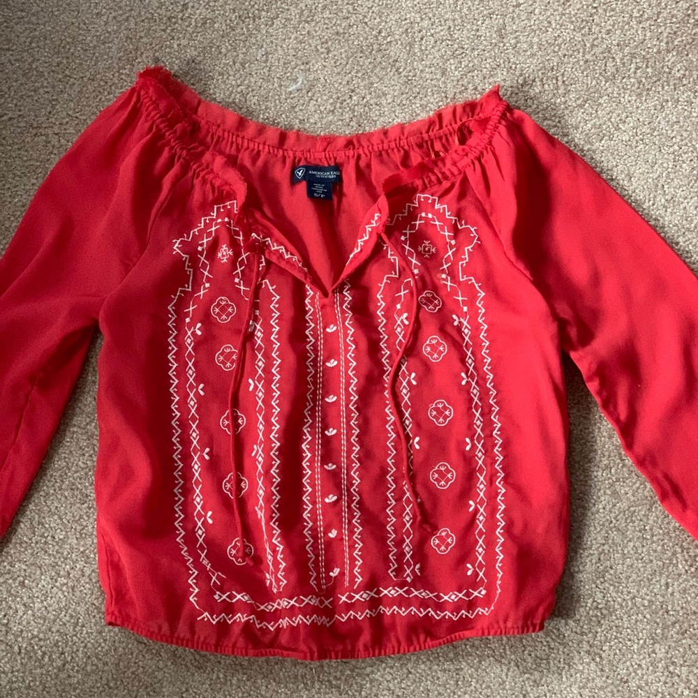 American eagle boho top size small